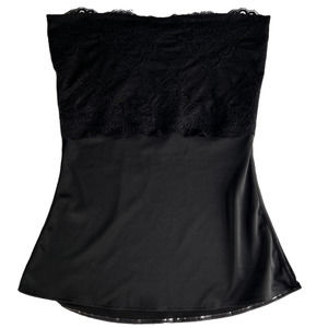 Spanx Strapless Shapewear Compression Lace Bandeau Top Size Medium